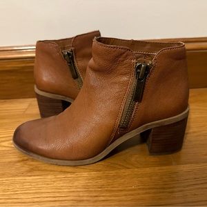 Franco Sarto Leather Ankle Boot